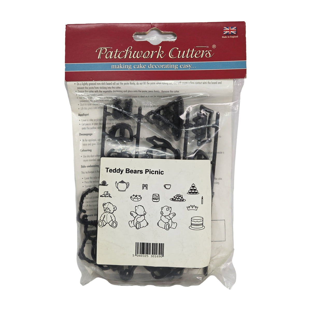 PATCH WORK CUTTER TED BEAR PIC (#55100)