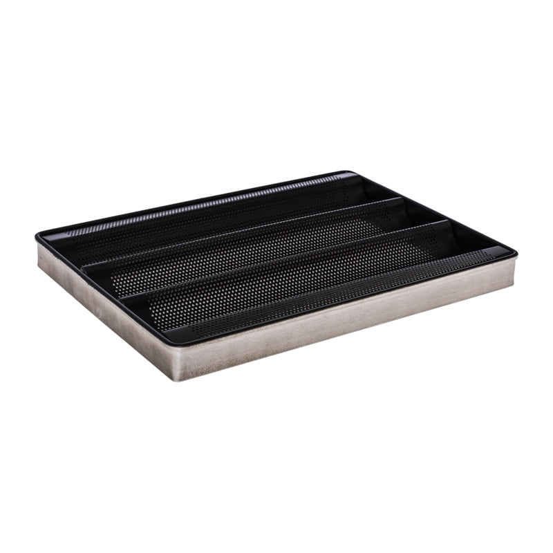 baguette tray (3 rows) 365x265x33 (#58000)
