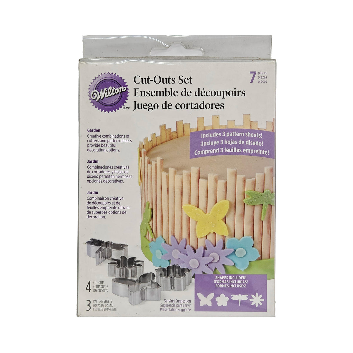 GARDEN CUT-OUTS SET 7 PIECES (#59872)