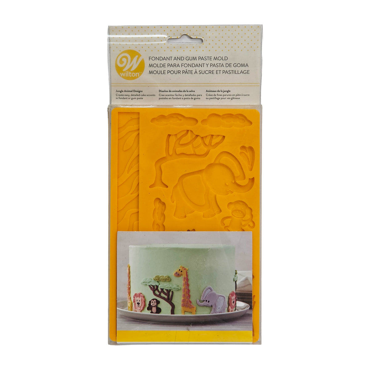 JUNGLE ANIMAL FONDANT N GUMPASTE MOULD 409-2558 (#59879)