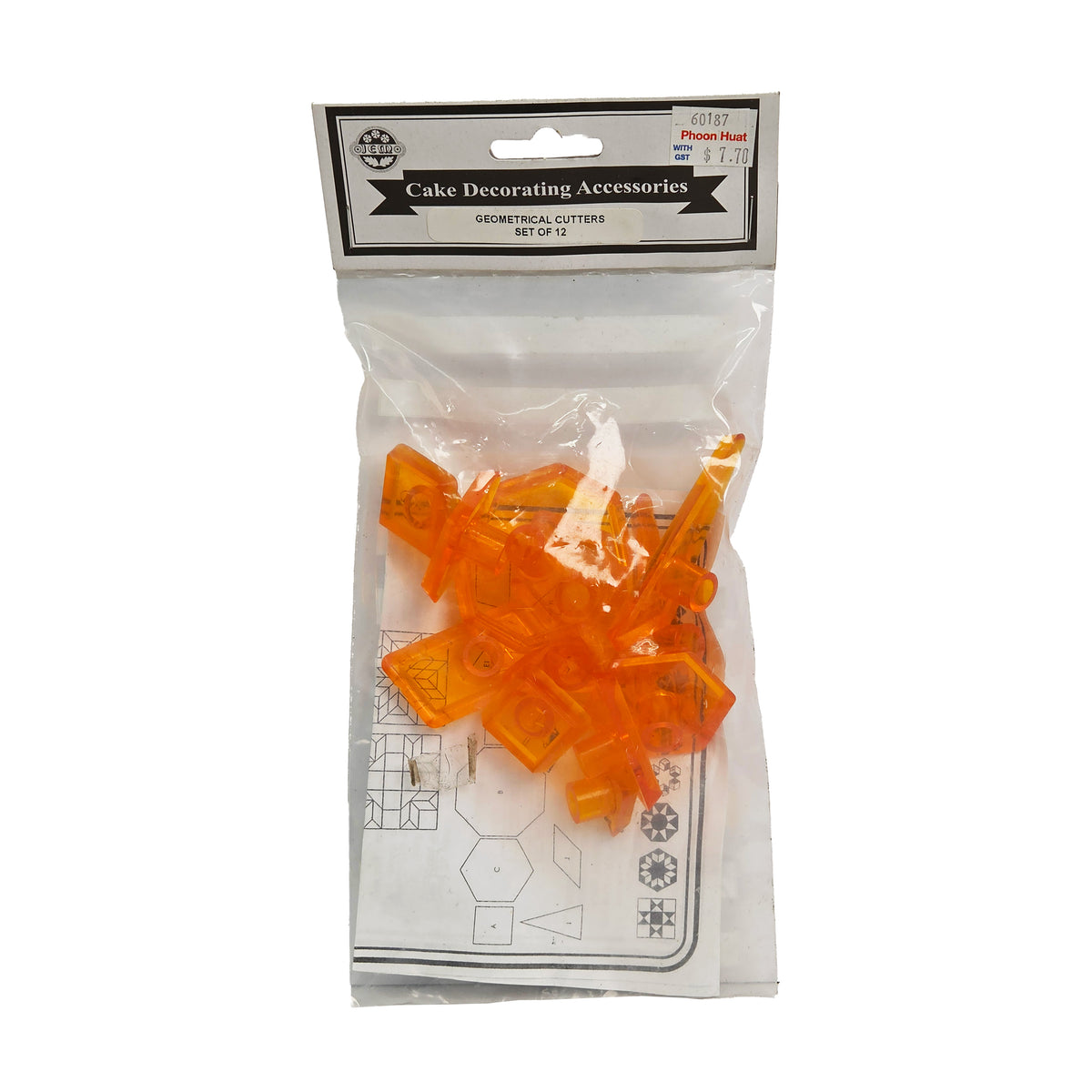 GEOMETRICAL CUTTERS SET 12 PIECES (#60187)