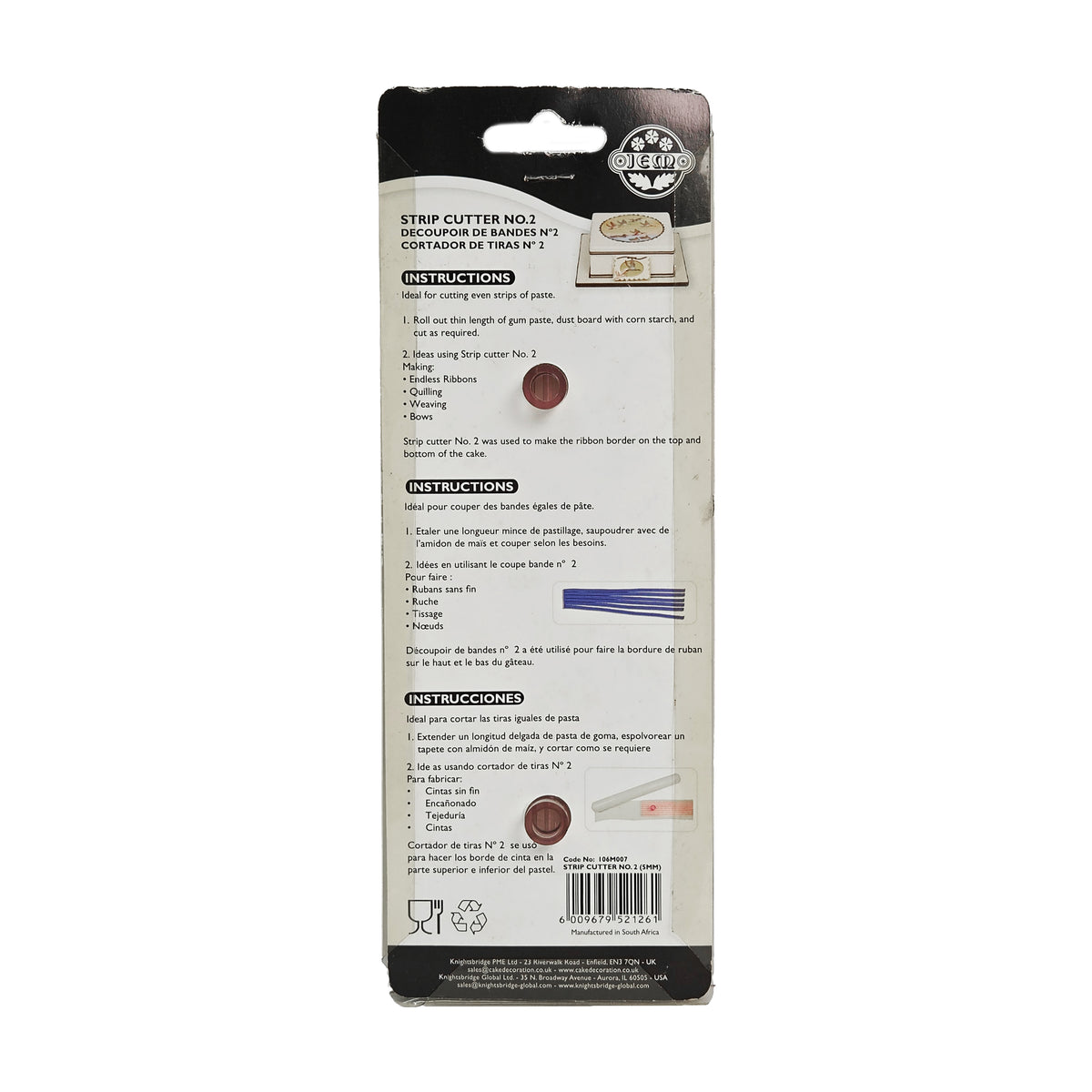 STRIP CUTTER NO. 2 5 MM (#60189)