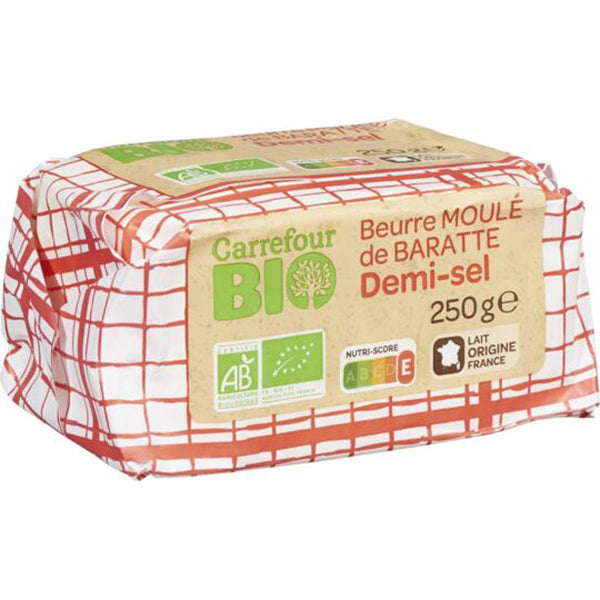 Beurre Moule De Baratte Demi-Sel Bio