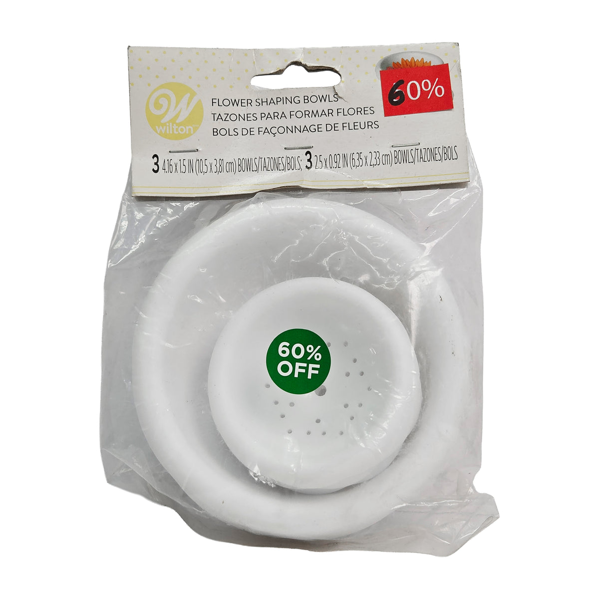 FLOWER SHAPING BOWLS 6 PIECES (#63891)