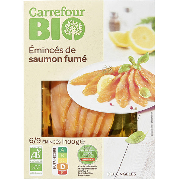 Eminces De Saumon Fume Bio