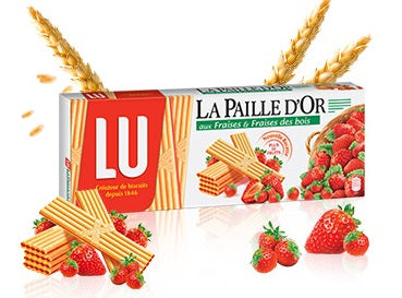 Paille Dor Aux Fraises Et Fraises Des Bois