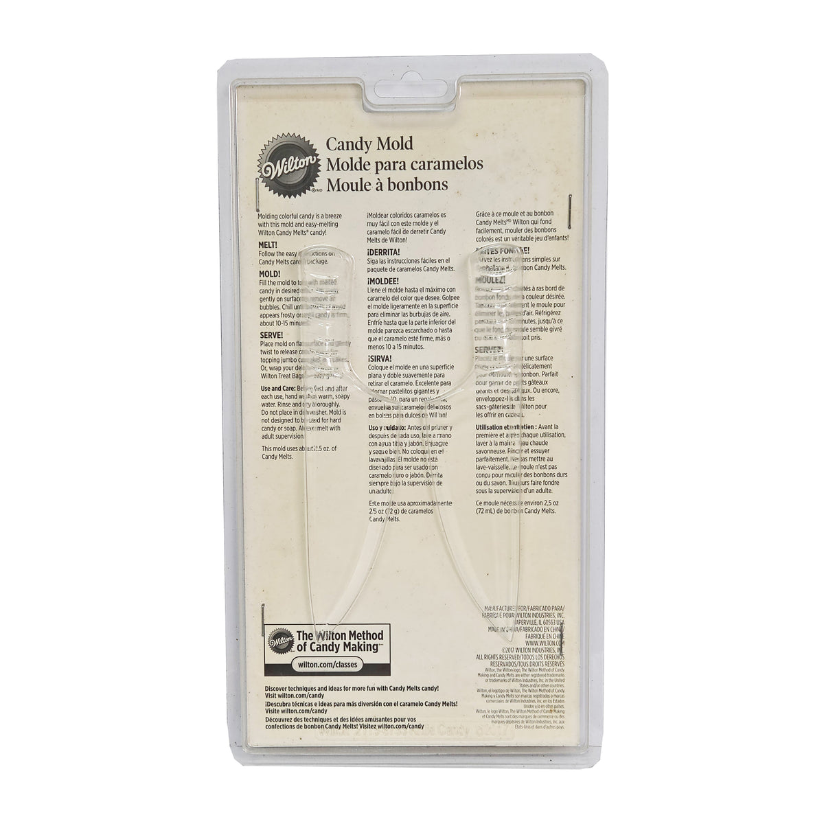 HLW KNIFE PLASTIC CANDY MOULD 2CAV 2115-8753 (#67237)