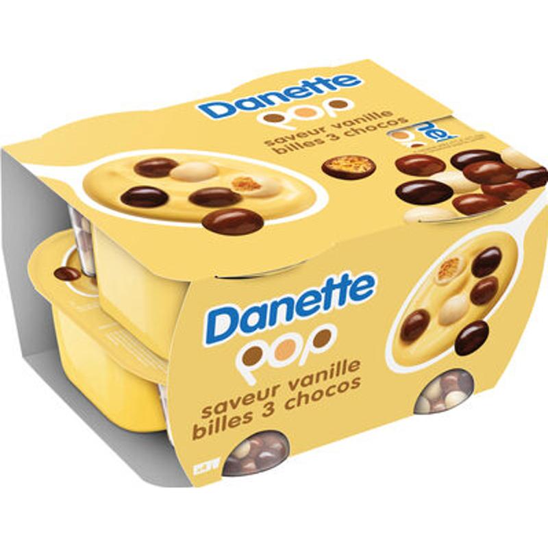 Danette Pop Vanille-3 Chocolats