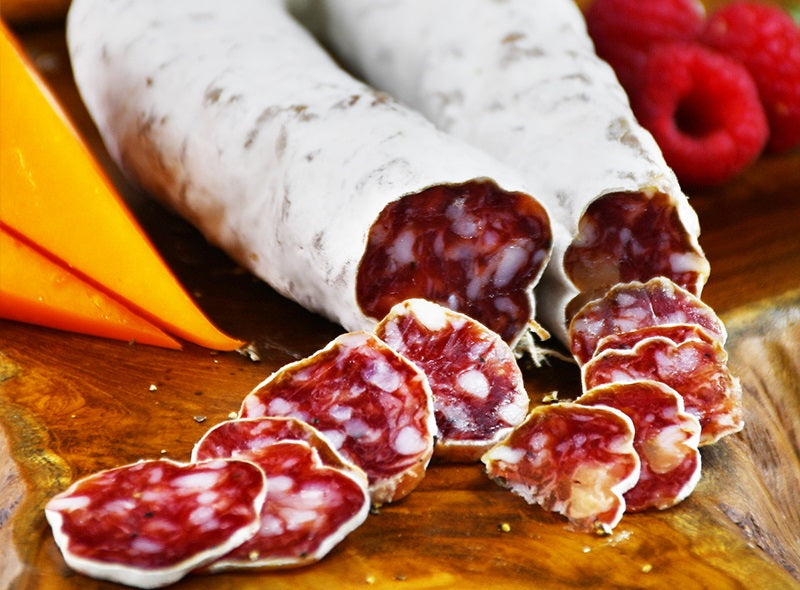 La Saucisse Seche A La Biere Ninkasi & A La Fourme Dambert Aop