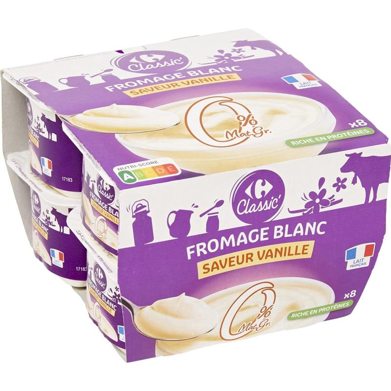 Fromage Blanc 0% Saveur Vanille