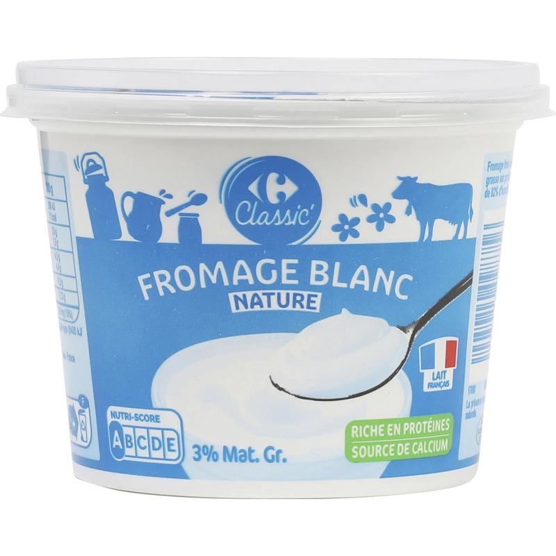 Fromage Blanc Nature 3% Mg