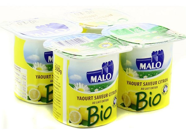Yaourt Bio Saveur Citron Au Lait Entier