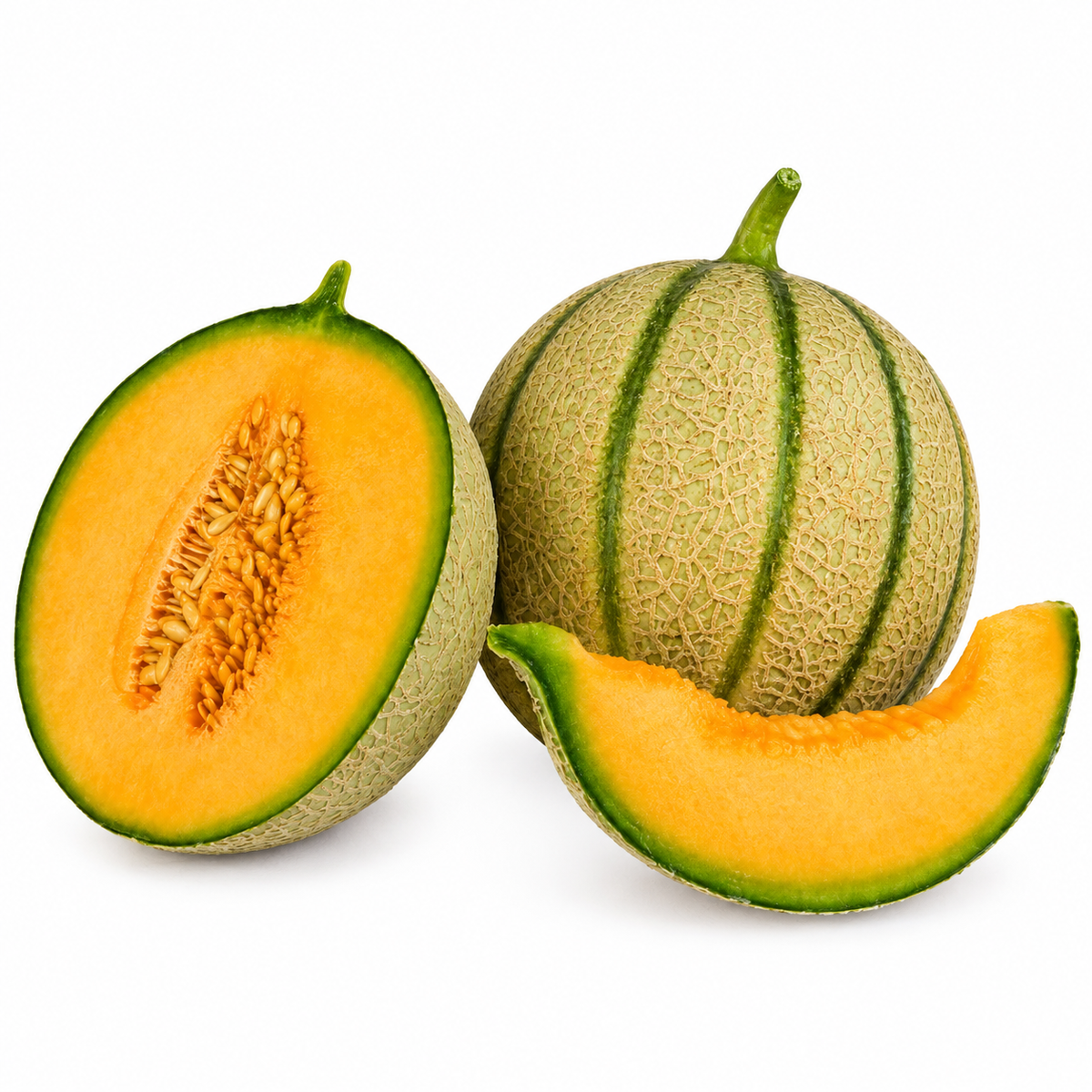 ORGANIC ROCK MELON FROM CHARENTES 0.8KG+/- (#121253)