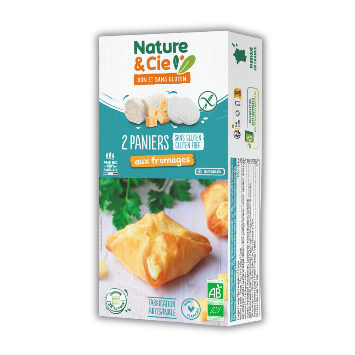 FRZ THREE CHEESE BASKETS 200G (#125258)