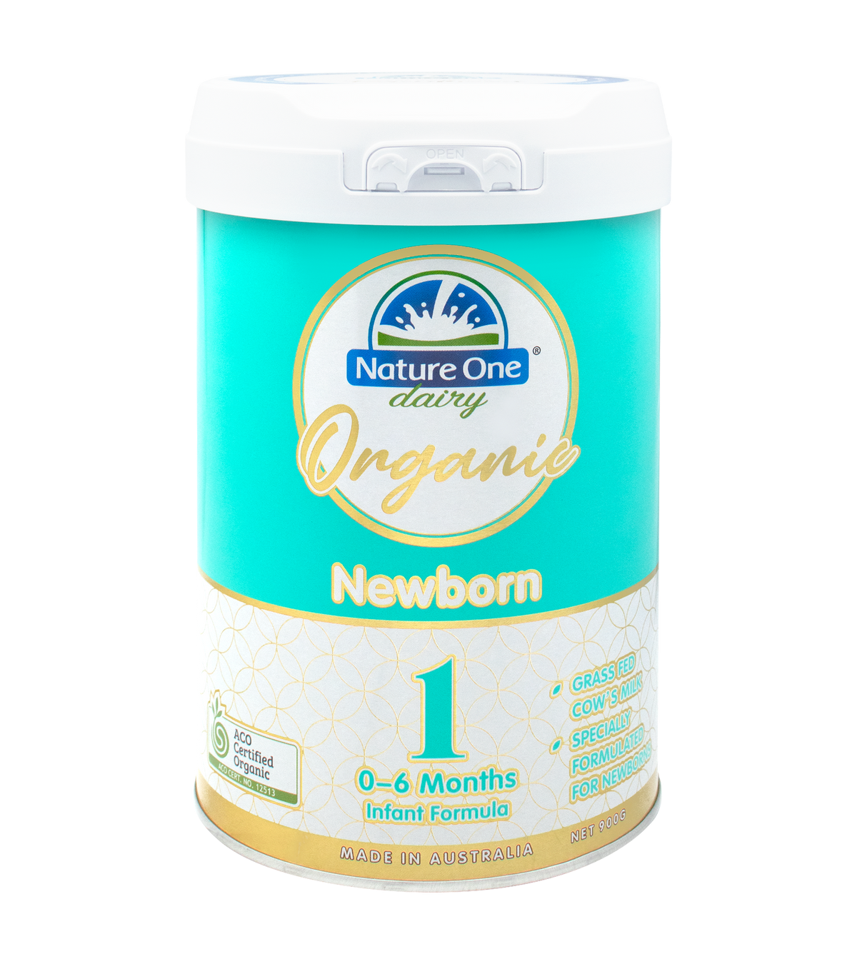 ORGANIC NEWBORN FORMULA STEP 1 900G (0-6 MONTHS) (#128814)