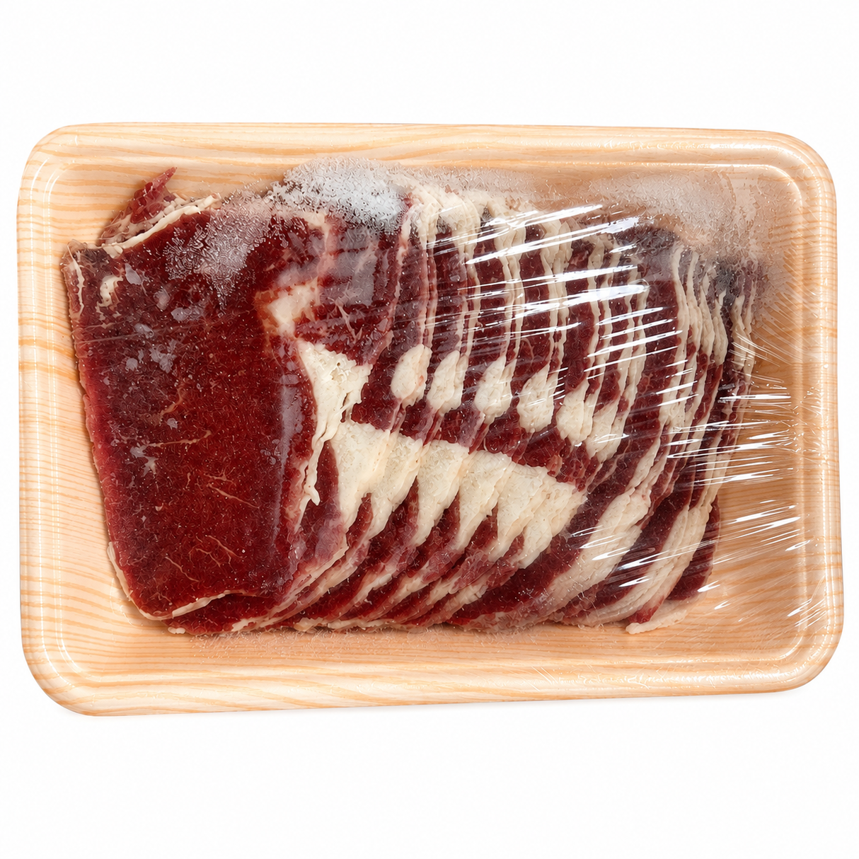AUST BEEF RIBEYE ANGUS GRASS FED SHABU FRZ 300G (#81217)