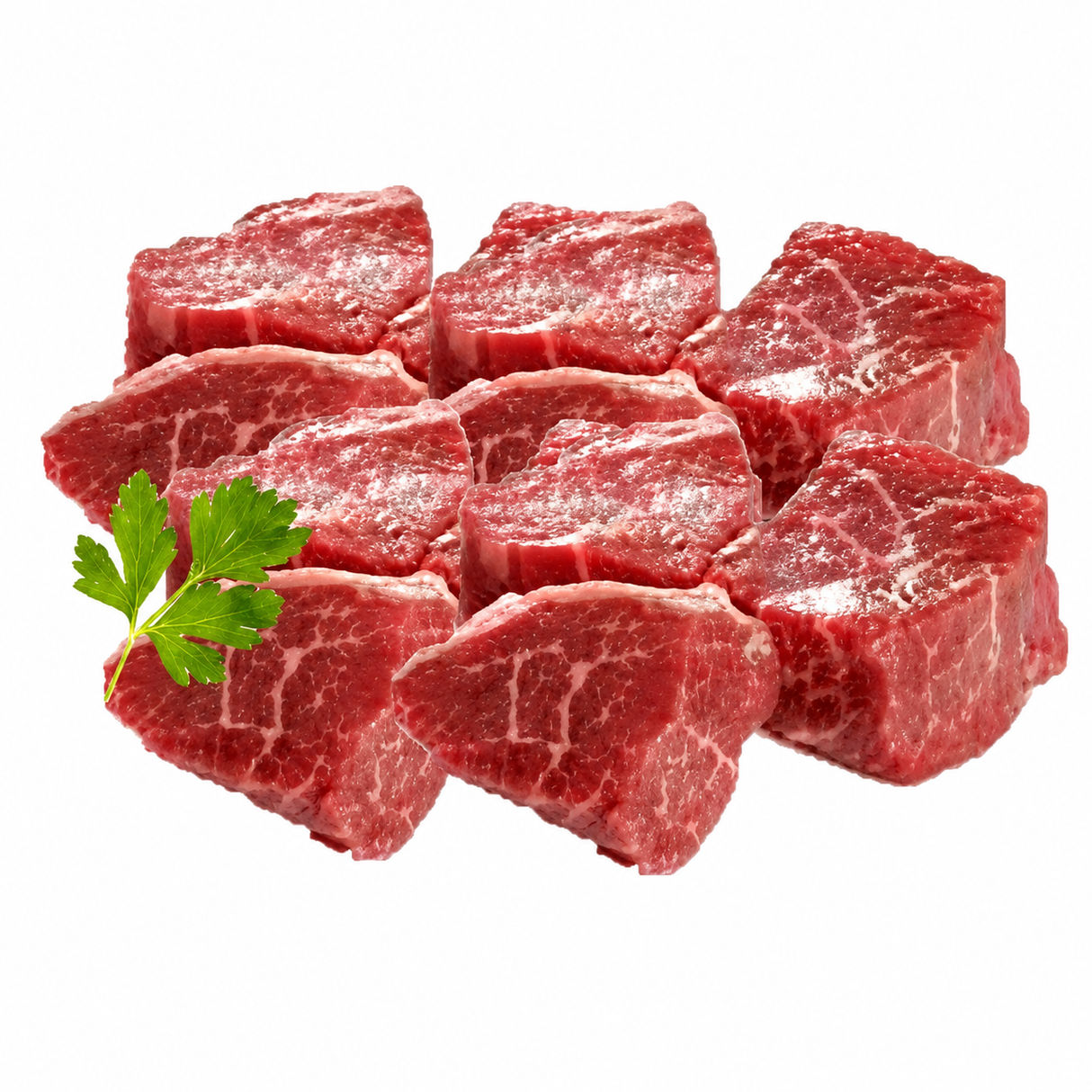 organic beef cubes for stewing 250g (#123370)