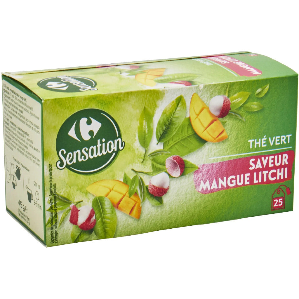 MANGO LITCHI GREEN TEA X25PCS (#118180)