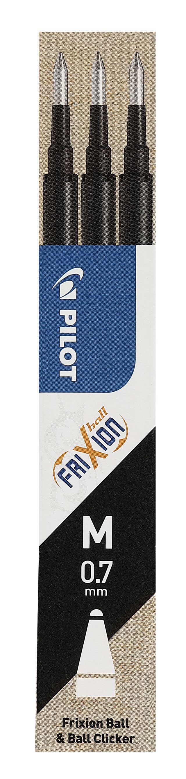 STN FRIXION BLACK 3 REFILL 0.7MM (#126504)