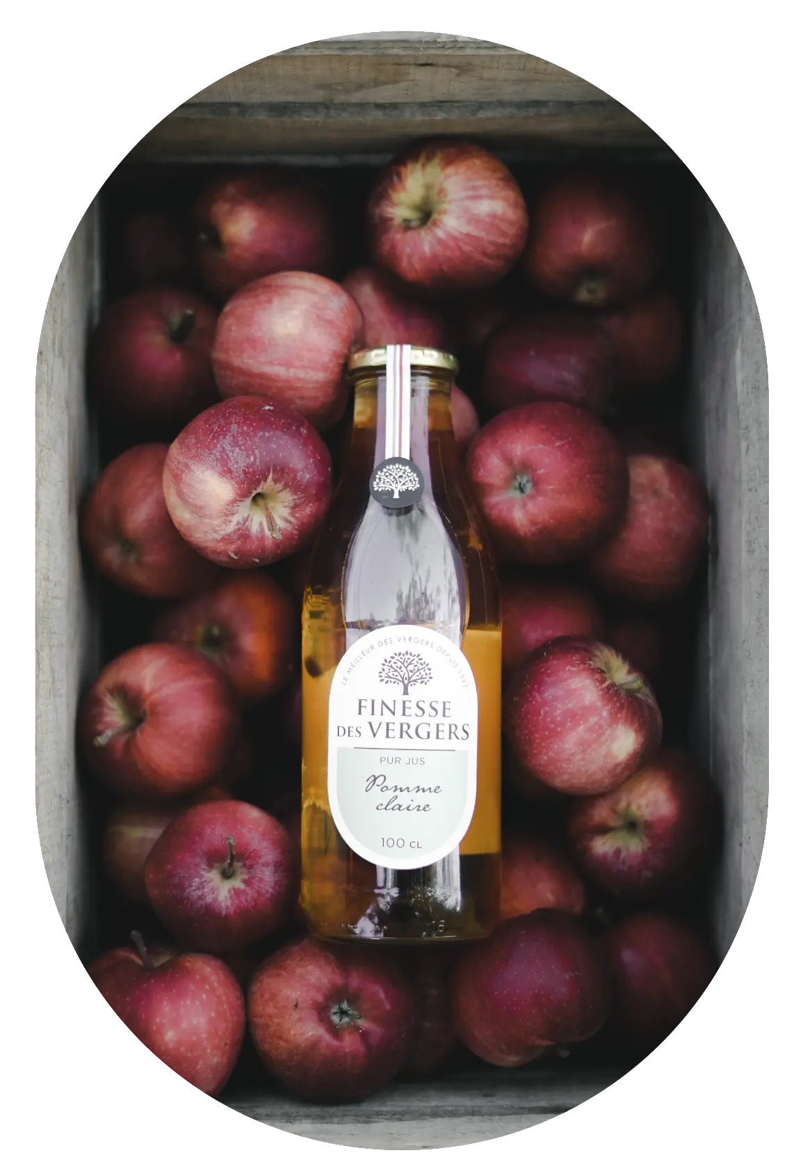 100% PURE CLEAR APPLE JUICE 1L (#128509)