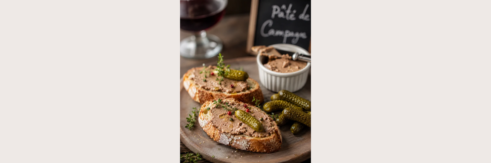 Classic French Sandwich with Pâté