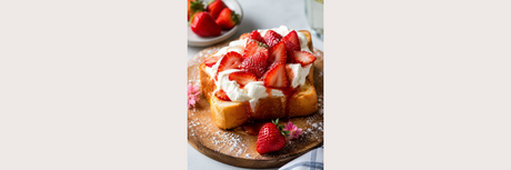 Strawberry and Cream Tartine