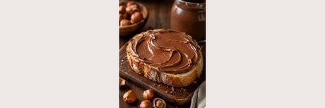 Nutella and Hazelnut Tartine