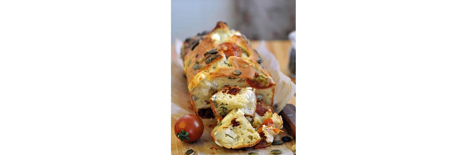Sun Dried tomato and feta cake