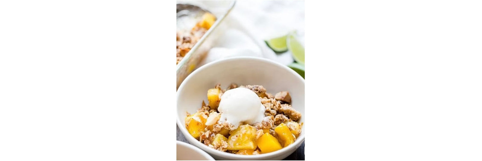 Mango crumble