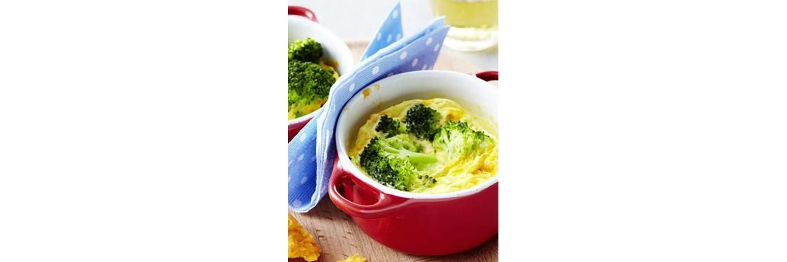 Mini broccoli flans