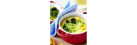 Mini broccoli flans