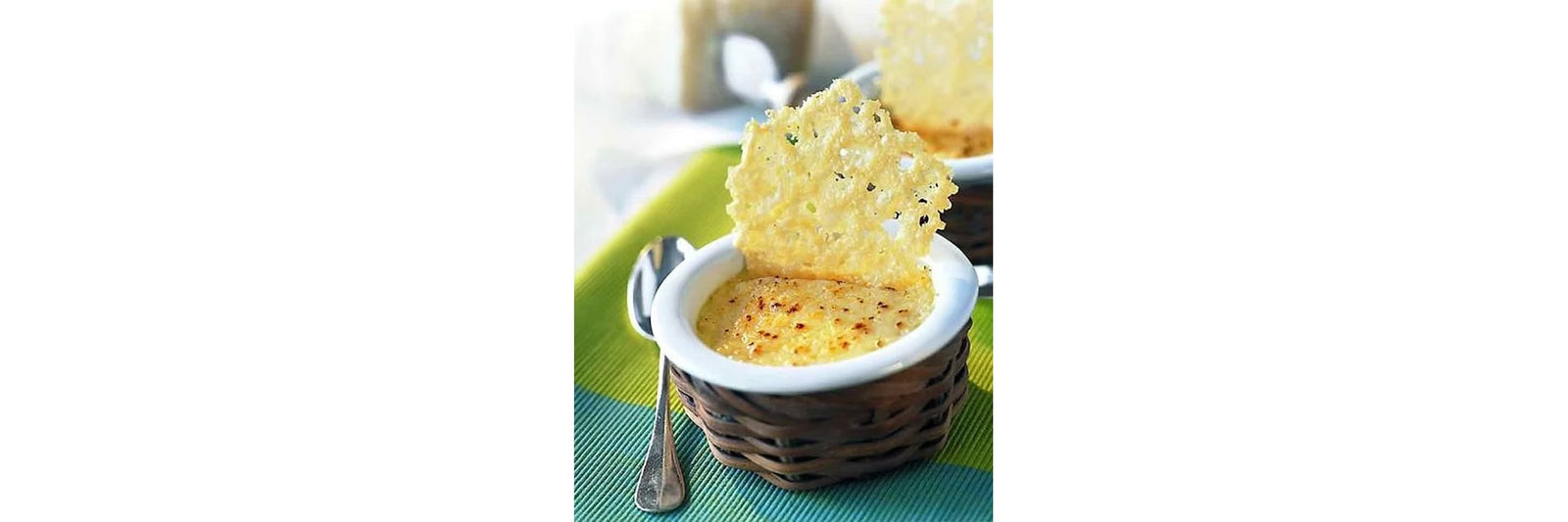 Parmesan Creme brulee