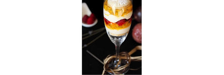 Passion fruit and speculoos biscuits tiramisu