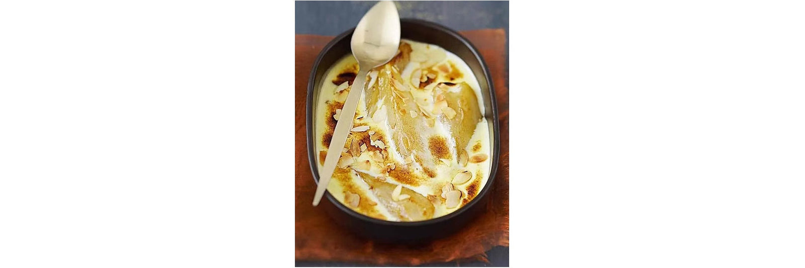 Pear and ginger gratin