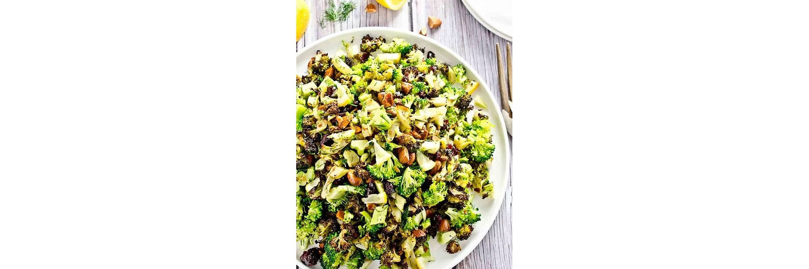 Raw broccoli salad