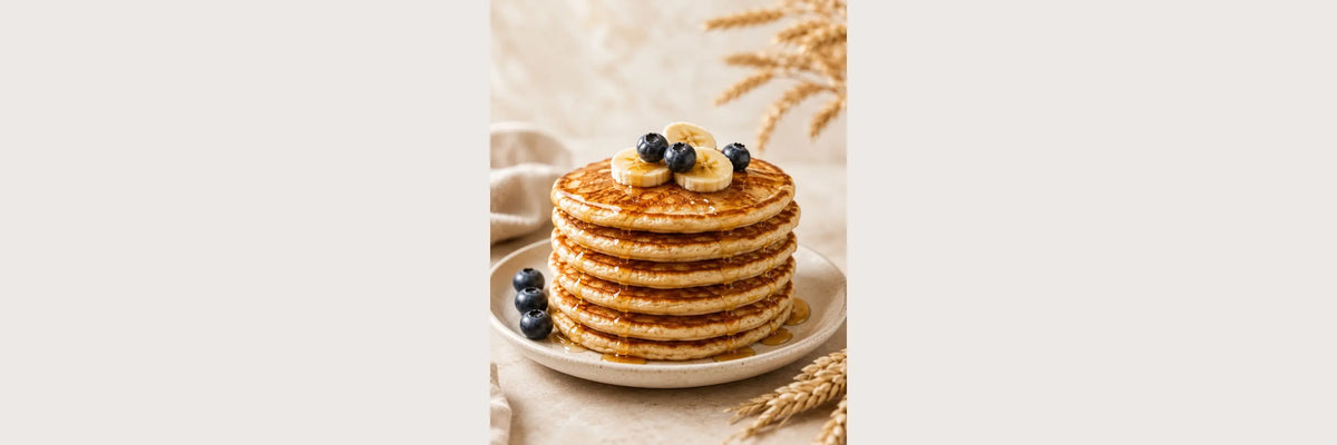 Honey Spelt Pancakes
