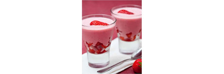Strawberry mousse