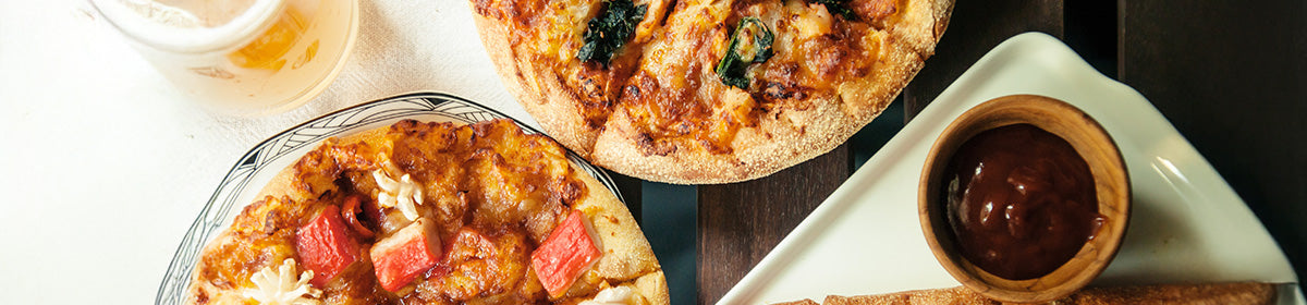 Pizzas, pies and quiches