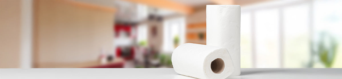 Toilet paper, kitchen towels, tissues