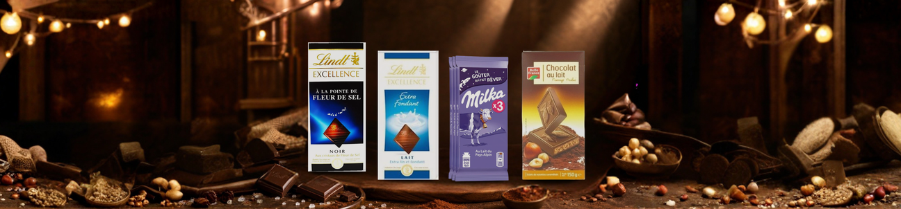 PREMIUM CHOCOLATE BARS & INDIVIDUALLY WRAPPED CHOCOLATES