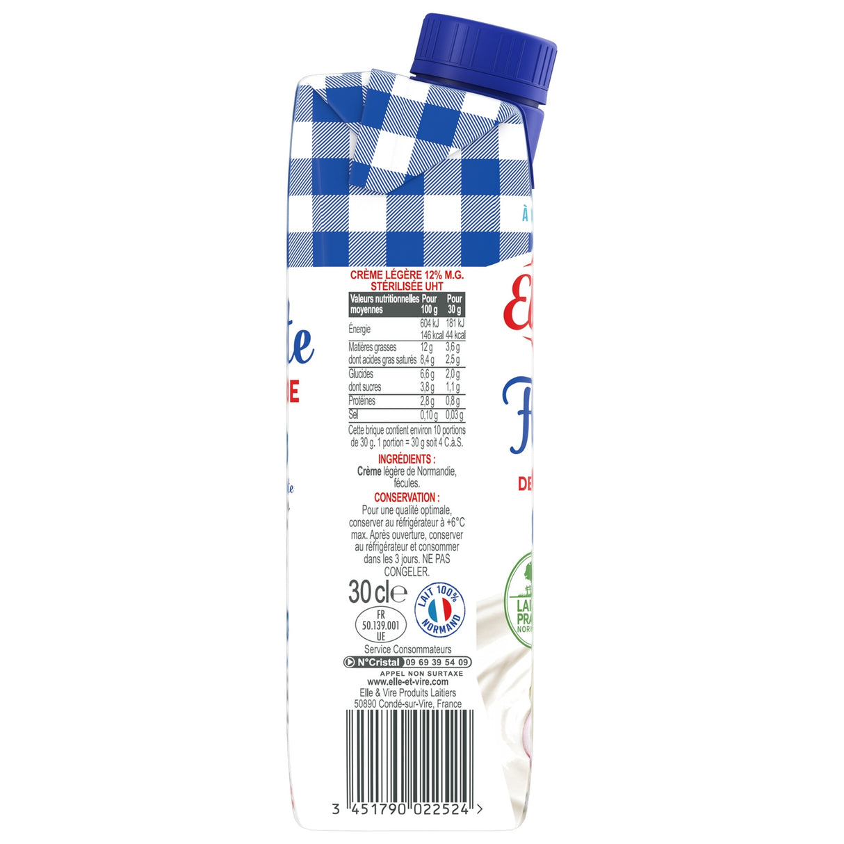 FRESH FLEURETTE CREAM 15% FAT 30CL (#114895)