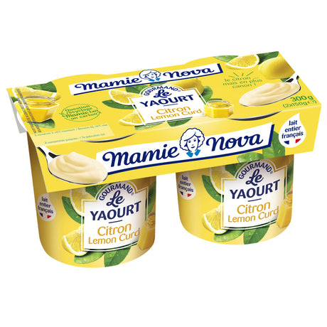 LEMON CURD YOGURT 2X150G (#107818)