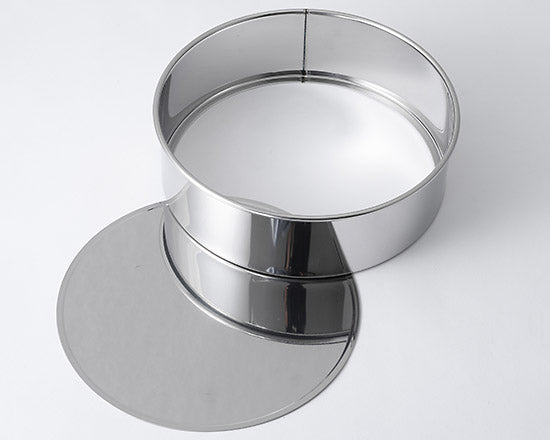 sandwich tin loose base (m) stainless steel (#101038)