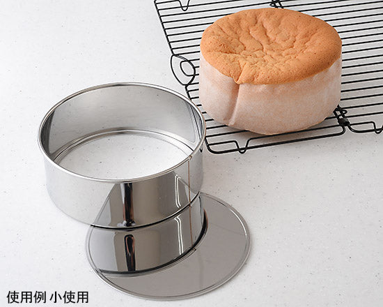 sandwich tin loose base (m) stainless steel (#101038)