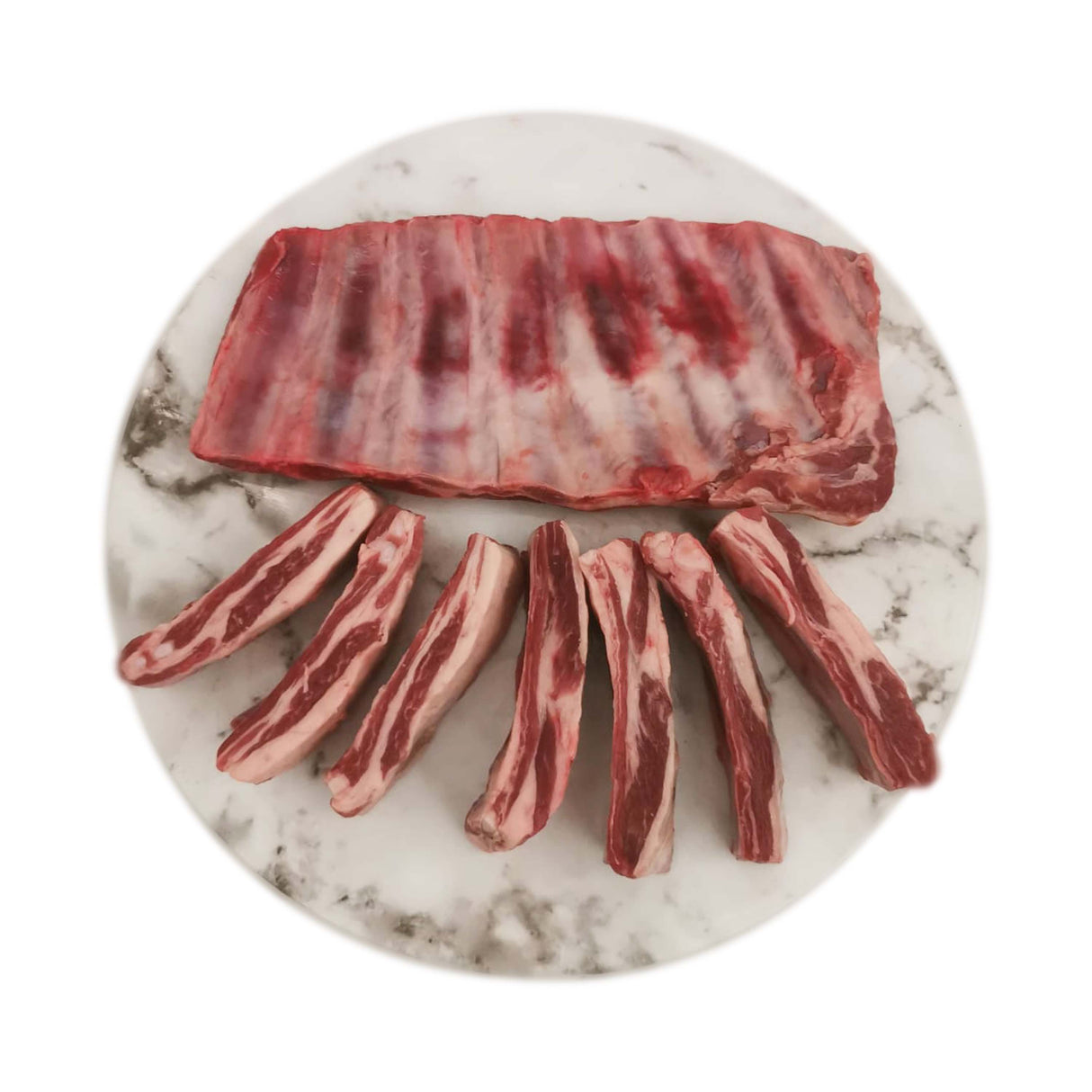 FRZ AU LAMB SPARE RIBS CAP OFF/5 STAR (#101600)