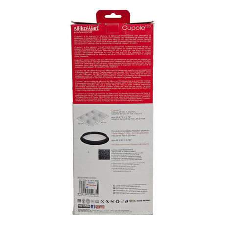 CUPOLE120 SILICONE MOULD 6 CAVITIES 120 MM (#102798)