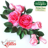 five petal rose cutter set 3pc cut001 (#102863)