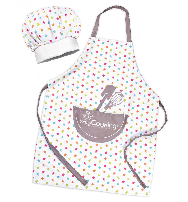 100% cotton apron & hat set (#104043)