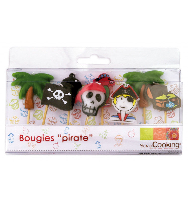 pirates candle 8pc (#104074)