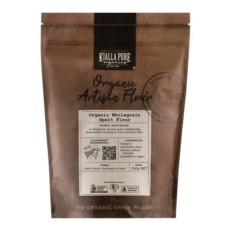 organic wholegrain spelt flour 700g (#105458)